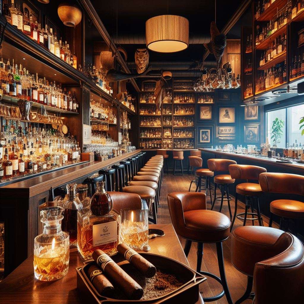 découvrez notre whisky bar, un lieu chaleureux où vous pourrez déguster une sélection exclusive de whiskys du monde entier, dans une ambiance conviviale et raffinée.