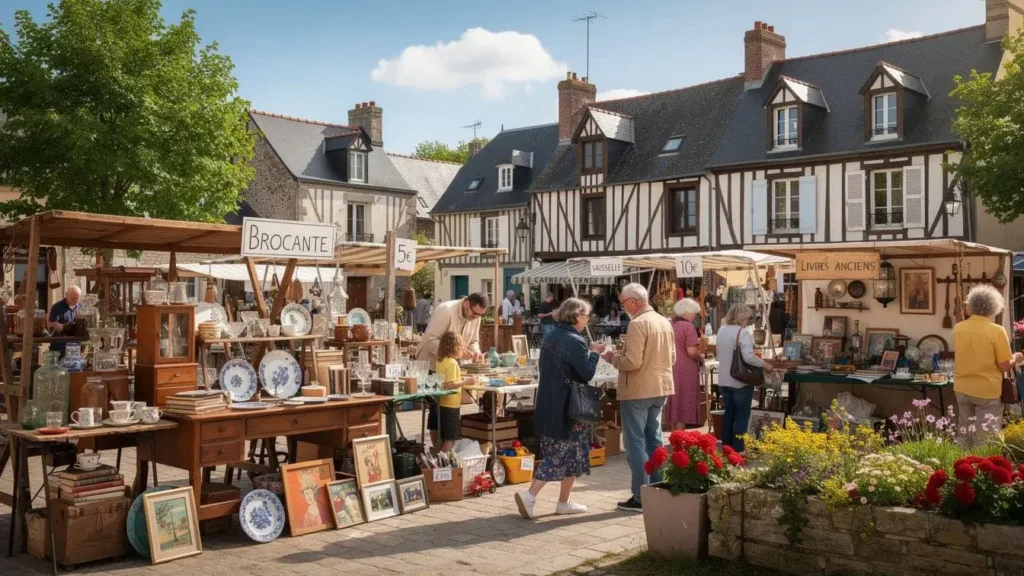 découvrez le marché aux puces en normandie : une ambiance authentique, des trouvailles uniques et des trésors vintage à ne pas manquer.
